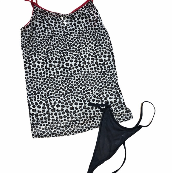 Cheetah/ Leopard print Lingerie set size xsmall - Picture 1 of 3